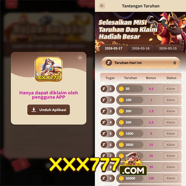 XXX777 2026 Slot Gacor RTP Tinggi